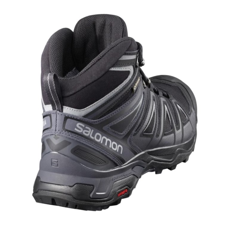 Salomon X Ultra 3 Siroke Topanky Stredne GTX Turisticka Obuv Panske Čierne | SK 4GNHEU